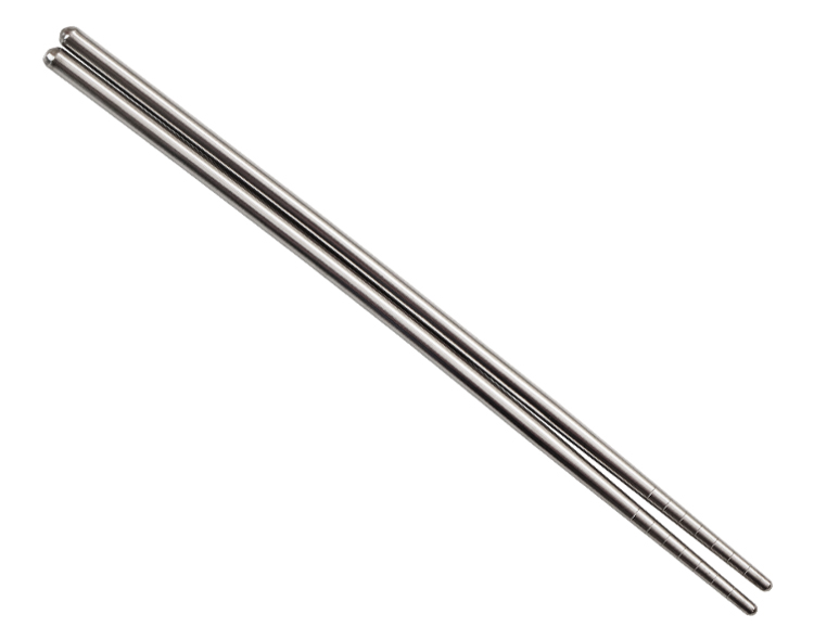 
  
Smooth Stainless Steel Tapered Chopsticks

