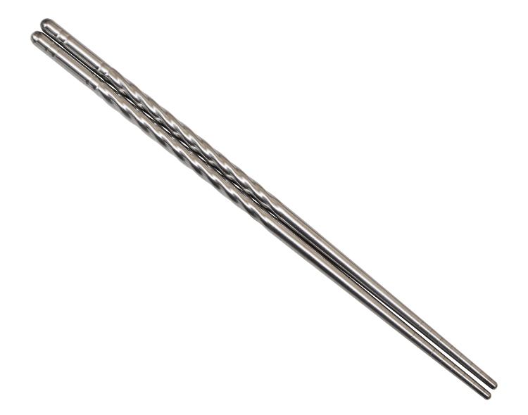 
  
Twisted Stainless Steel Reusable Chopsticks

